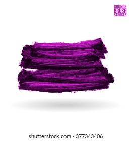 Brush stroke and texture. Vector design.