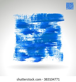 Brush stroke and texture. Vector design.