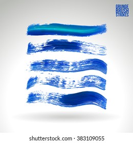 Brush stroke and texture. Vector design.