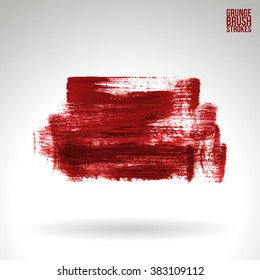 Brush stroke and texture. Vector design.