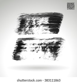 Brush stroke and texture. Vector design.