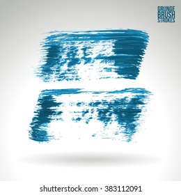 Brush stroke and texture. Vector design.