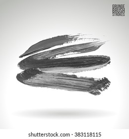 Brush stroke and texture. Vector design.