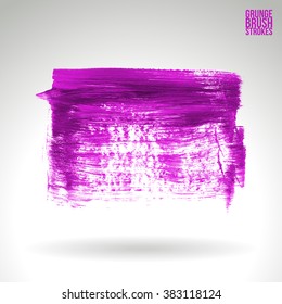 Brush stroke and texture. Vector design.