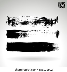 Brush stroke and texture. Vector design.
