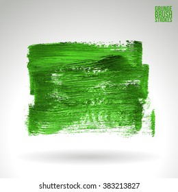 Brush stroke and texture. Vector design.