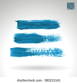 Brush stroke and texture. Vector design.