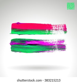 Brush stroke and texture. Vector design.