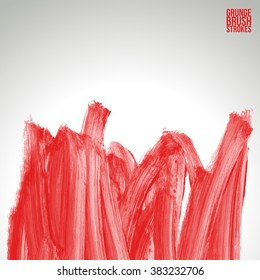 Brush stroke and texture. Vector design.