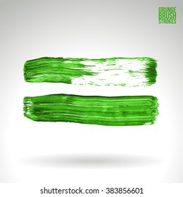 Brush stroke and texture. Vector design.