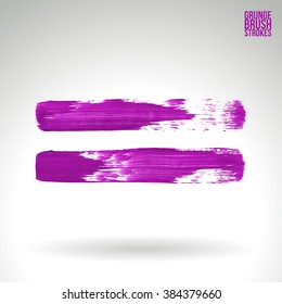 Brush stroke and texture. Vector design.