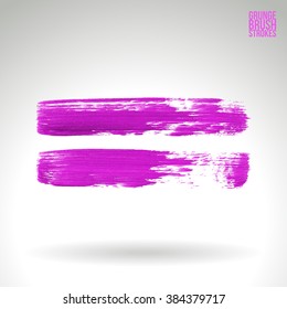 Brush stroke and texture. Vector design.