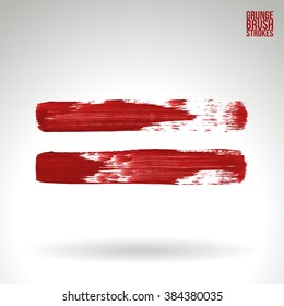Brush stroke and texture. Vector design.