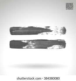 Brush stroke and texture. Vector design.