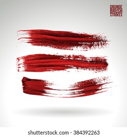 Brush stroke and texture. Vector design.