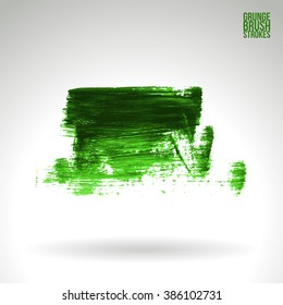 Brush stroke and texture. Vector design.