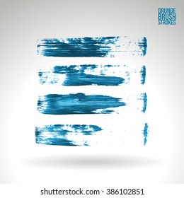 Brush stroke and texture. Vector design.
