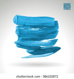 Brush stroke and texture. Vector design.