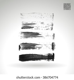 Brush stroke and texture. Vector design.