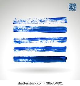 Brush stroke and texture. Vector design.