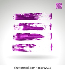 Brush stroke and texture. Vector design.