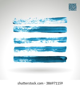 Brush stroke and texture. Vector design.