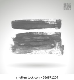 Brush stroke and texture. Vector design.
