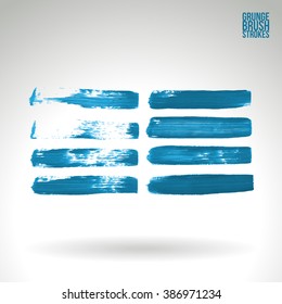 Brush stroke and texture. Vector design.