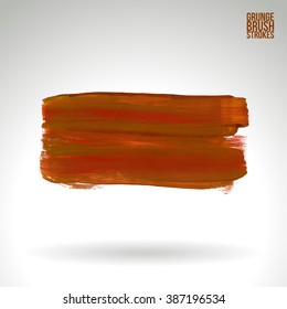 Brush stroke and texture. Vector design.