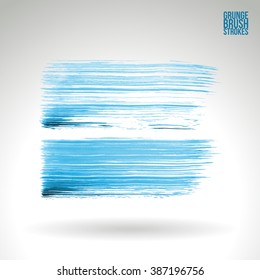 Brush stroke and texture. Vector design.