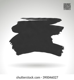 Brush stroke and texture. Vector design.