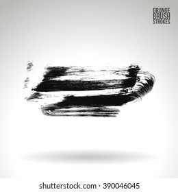 Brush stroke and texture. Vector design.