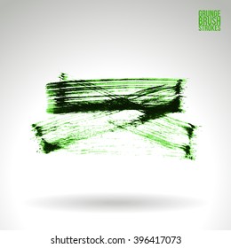Brush stroke and texture. Vector design.