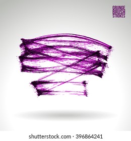 Brush stroke and texture. Vector design.