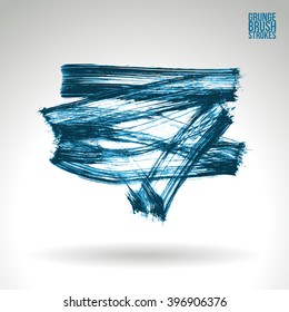Brush stroke and texture. Vector design.