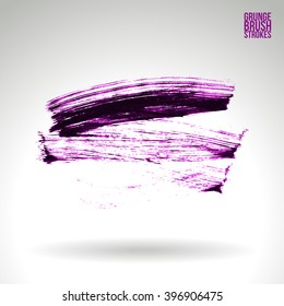 Brush stroke and texture. Vector design.