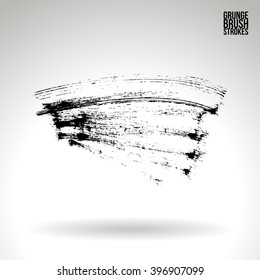Brush stroke and texture. Vector design.