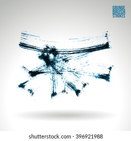 Brush stroke and texture. Vector design.