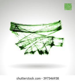 Brush stroke and texture. Vector design.