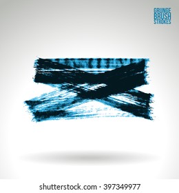 Brush stroke and texture. Vector design.