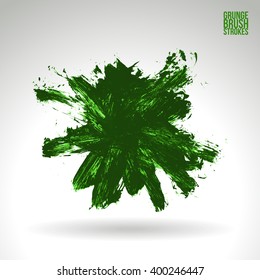Brush stroke and texture. Vector design.