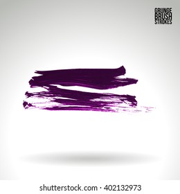 Brush stroke and texture. Vector design.