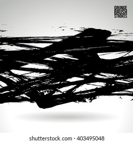 Brush stroke and texture. Vector design. Various colors available - check my profile.