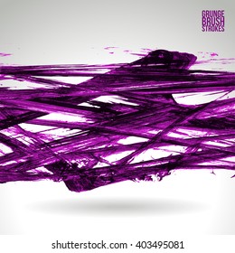 Brush stroke and texture. Vector design. Various colors available - check my profile.