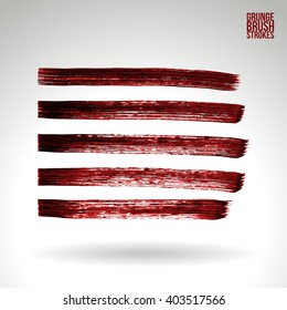 Brush stroke and texture. Vector design. Various colors available - check my profile.