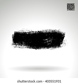 Brush stroke and texture. Vector design.