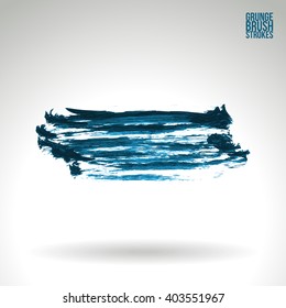 Brush stroke and texture. Vector design.