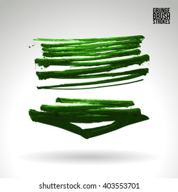 Brush stroke and texture. Vector design.