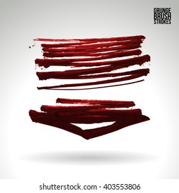 Brush stroke and texture. Vector design.