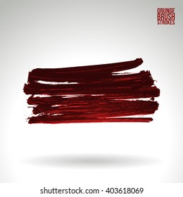 Brush stroke and texture. Vector design.